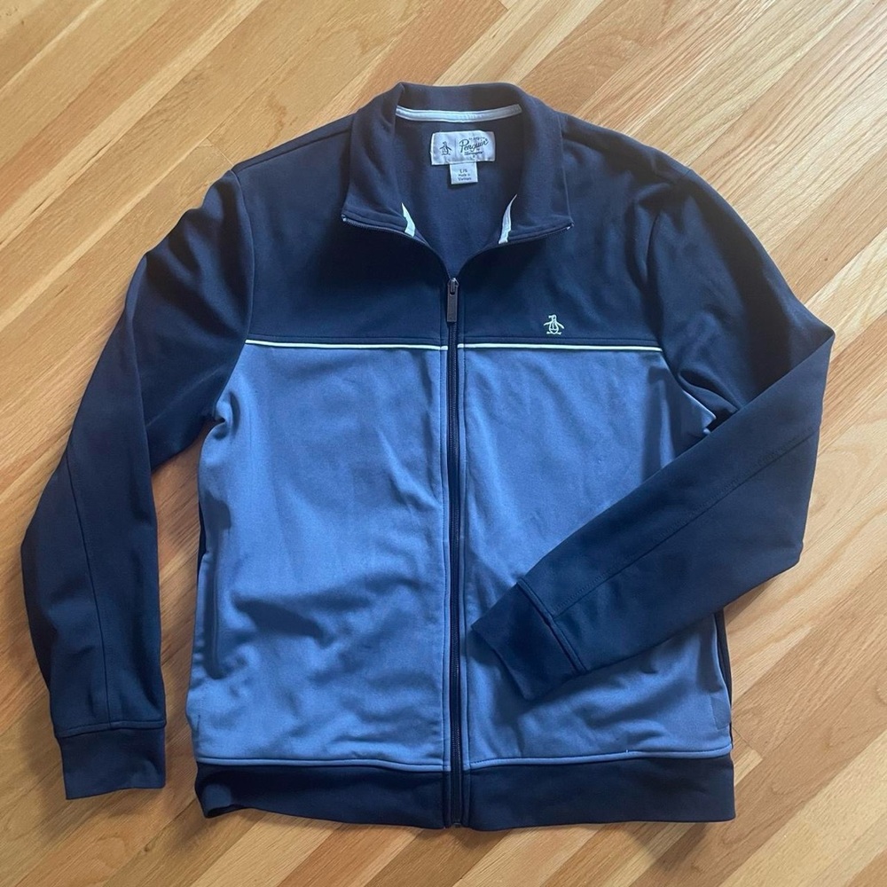 Original Penguin Navy and Light Blue Jacket